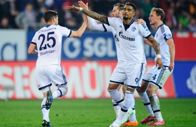 Schalke sur le podium Schalke sur le podium