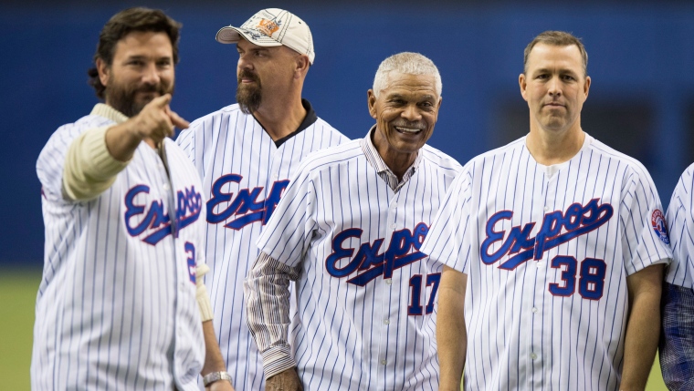 Darren Fletcher, Larry Walker, Felipe Alou et Denis Boucher