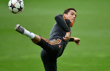 Ronaldo s’entraîne Ronaldo s’entraîne