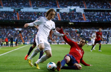 Modric avec le Real Madrid jusqu'en 2020