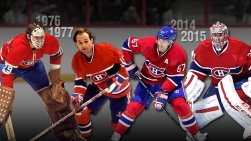 Ken Dryden, Guy Lafleur, Max Pacioretty et Carey Price. Ken Dryden, Guy Lafleur, Max Pacioretty et Carey Price