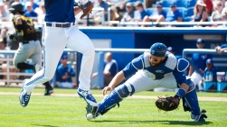 Aaron Sanchez et Russell Martin Aaron Sanchez et Russell Martin