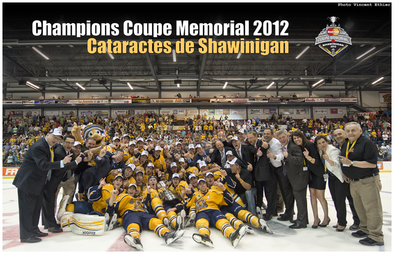 Les Cataractes de Shawinigan, l'édition championne de la Coupe Memorial de 2012!