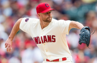 Kluber au monticule dans le match no 1