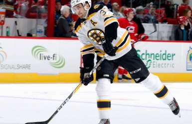 Les Bruins seront privés de Bergeron jeudi
