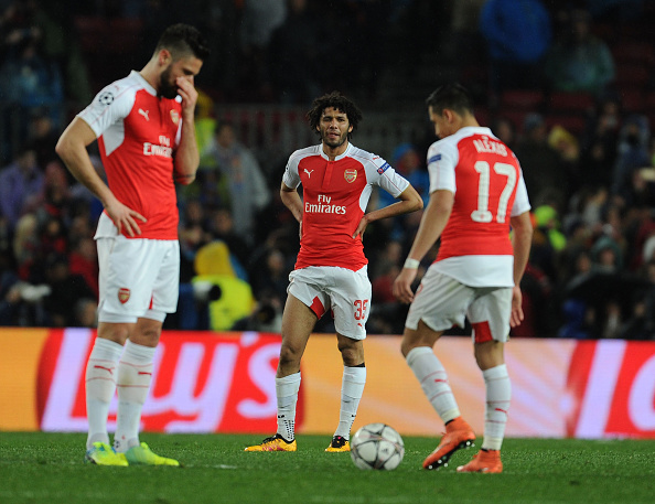 Les Gunners n'ont pas pu réaliser l'exploit au Camp Nou.