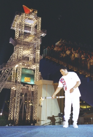 Mohamed Ali aux Jeux olympiques d'Atlanta