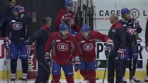 Le premier trio est confiant Le premier trio est confiant
