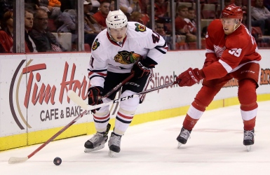 Mantha touche la cible contre les Hawks