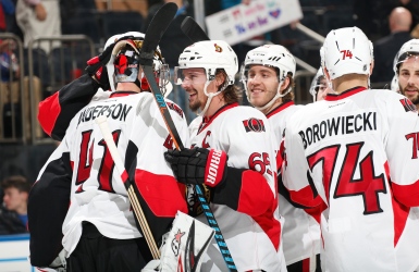 Sens : Craig Anderson blanchit les Rangers