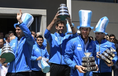 Del Potro et les Argentins accueillis en héros
