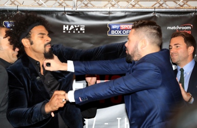 Haye et Bellew se bousculent en conférence