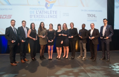 Les gagnants au Gala du sport universitaire