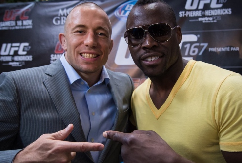 Georges St-Pierre et Adonis Stevenson