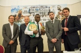 Jean Bédard, Yvon Michel, Adonis Stevenson, Tony Bellew et Eddie Hearn