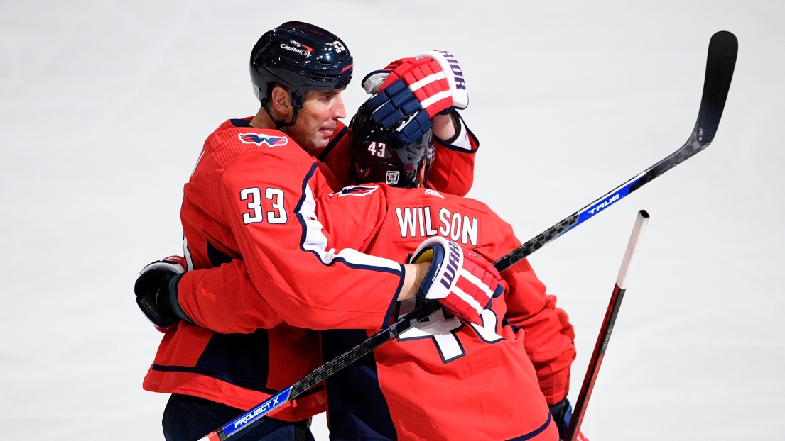 Zdeno Chara et Tom Wilson