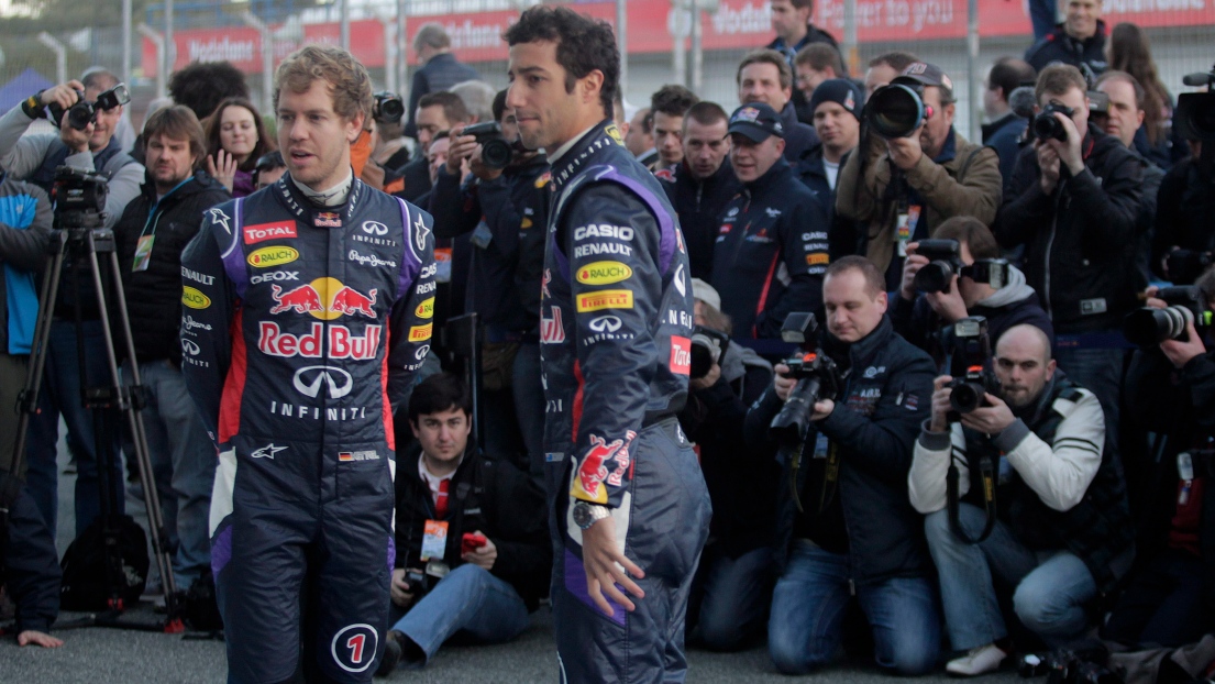 Sebastian Vettel et Daniel Ricciardo 