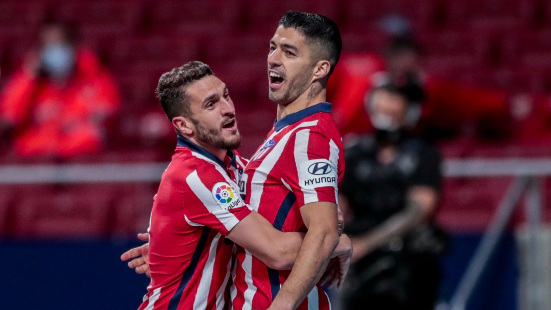 Koke et Luis Suarez