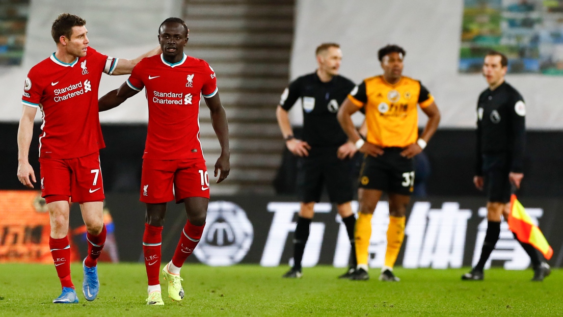 James Milner et Sadio Mané