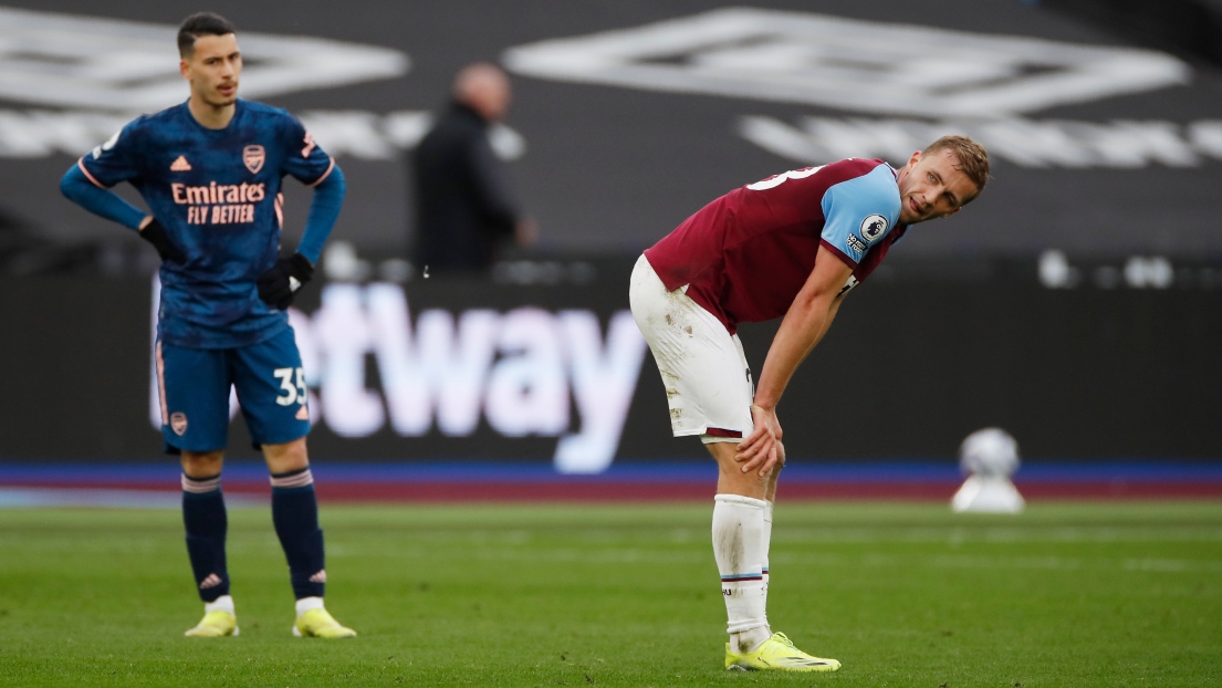 Gabriel Martinelli et Tomas Soucek