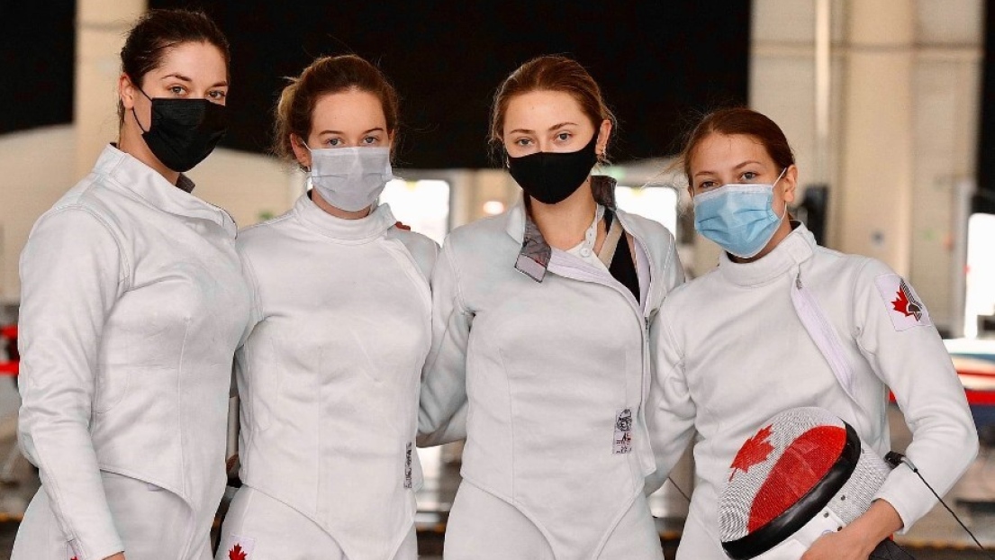 Leonora Mackinnon, Alexanne Verret, Emma Von Dadelszen et Ariane Léonard