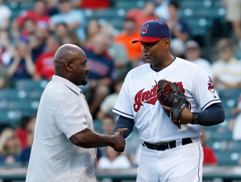 Marquis Grissom et Sandy Alomar