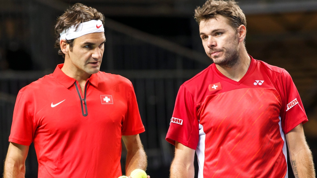 Roger Federer et Stanislas Wawrinka