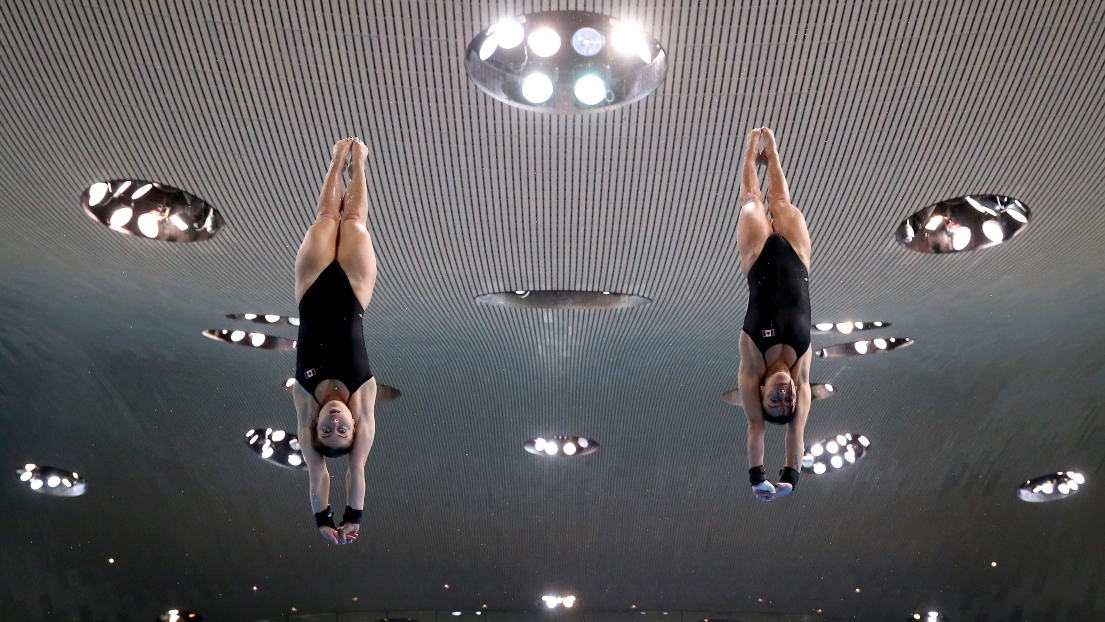 Meaghan Benfeito et Roseline Filion