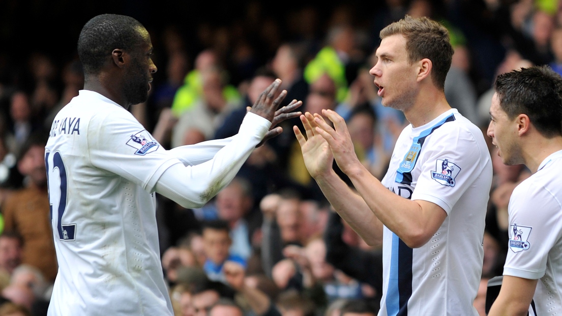 Yaya Toure et Edin Dzeko