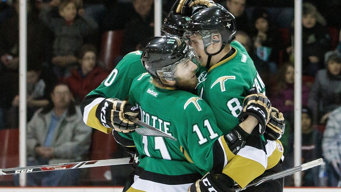 Louick Marcotte et Anthony Mantha