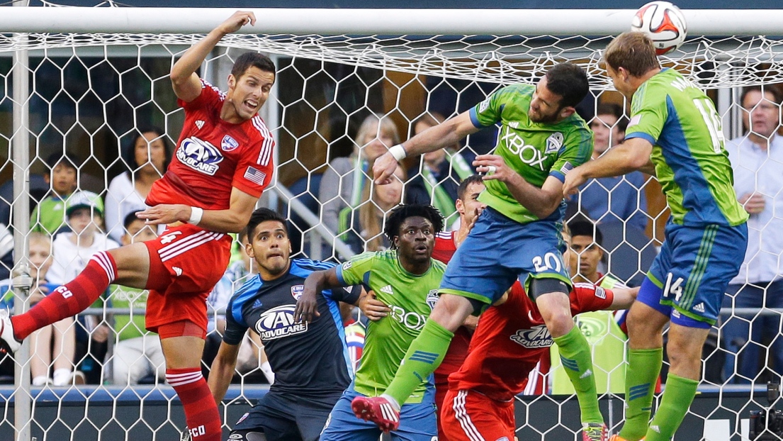 Les Sounders de Seattle face au FC Dallas