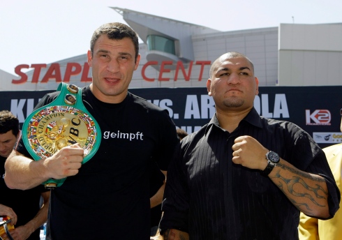 Vitali Klitschko et Chris Arreola