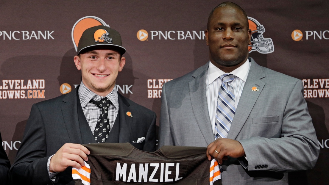 Johnny Manziel et Ray Farmer 