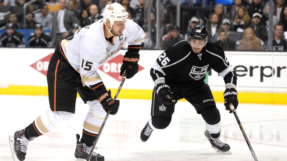 Ryan Getzlaf et Slava Voynov