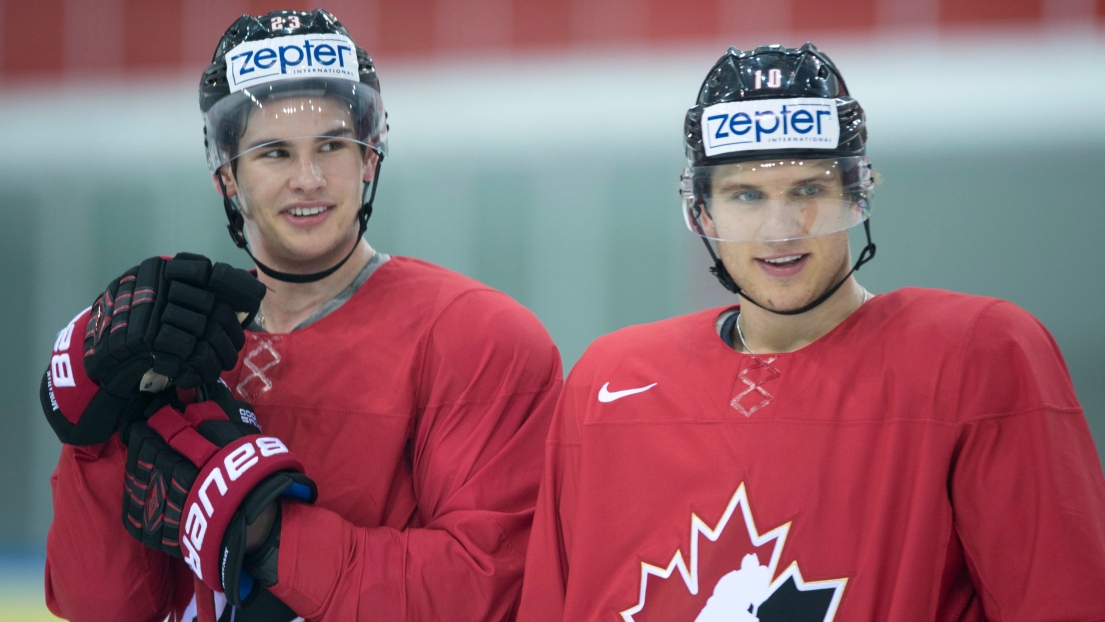 Sean Monahan et Brayden Schenn