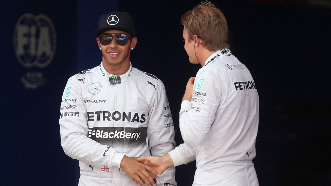 Lewis Hamilton et Nico Rosberg