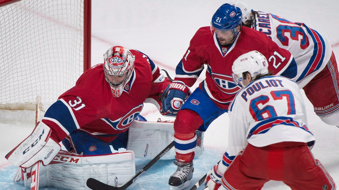 Carey Price, Brian Gionta et Benoit Pouliot