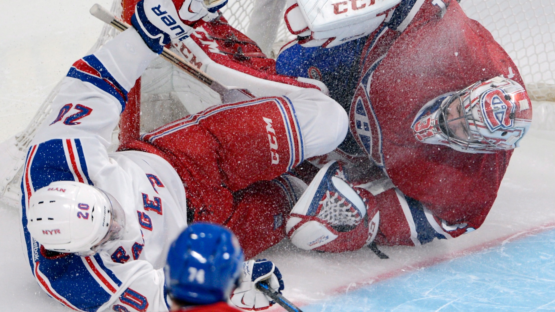 Carey Price et Chris Kreider Carey Price et Chris Kreider