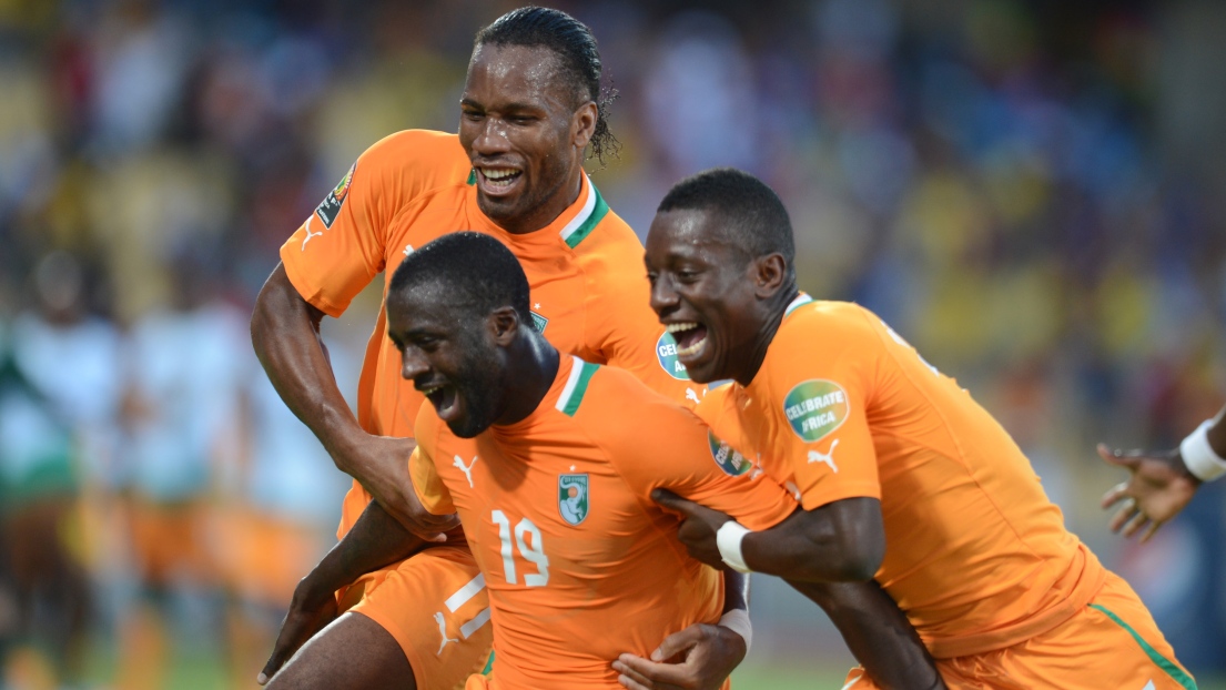 Didier Drogba, Yaya Touré et Max Gradel