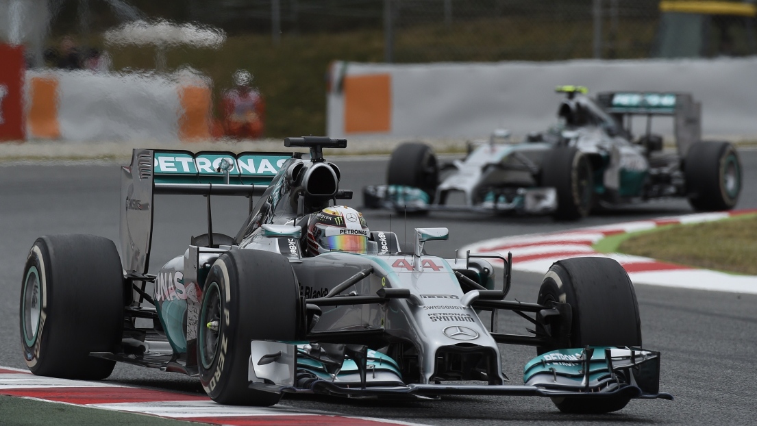 Lewis Hamilton et Nico Rosberg