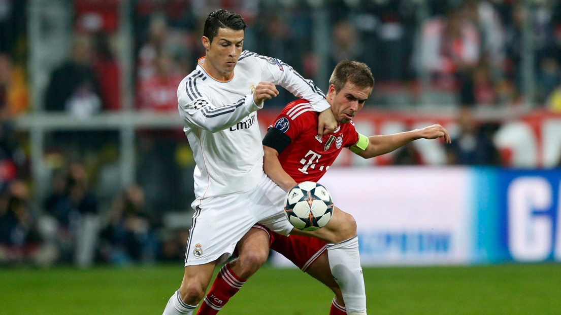 Cristiano Ronaldo et Philipp Lahm