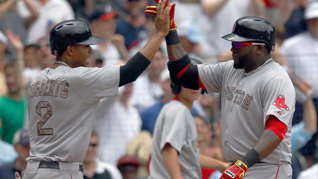 David Ortiz et Xander Bogaerts