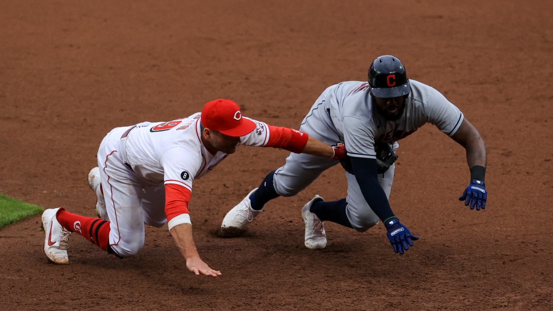 Joey Votto et Franmil Reyes