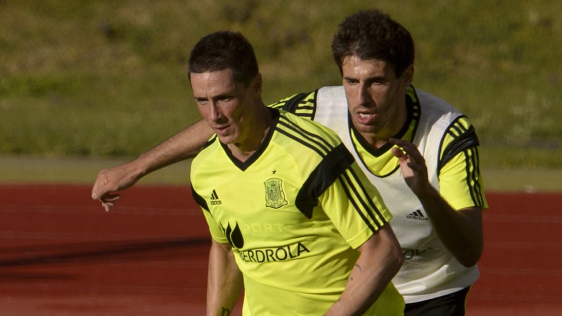 Fernando Torres et Javi Martinez 