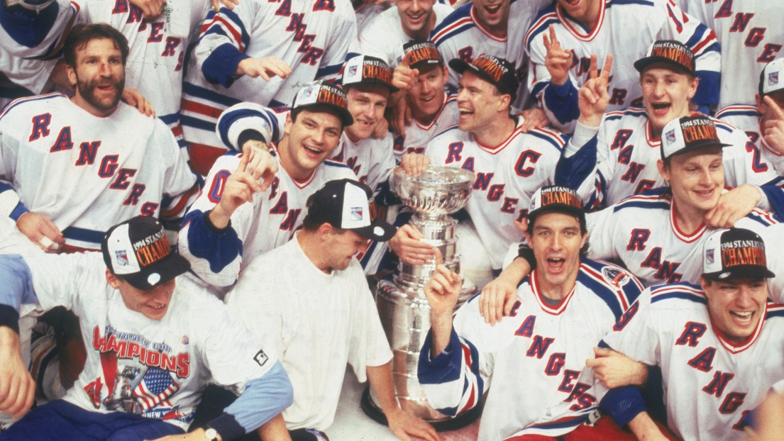 Stéphane Matteau et les Rangers en 1994