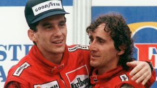 Ayrton Senna et Alain Prost