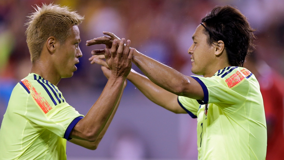 Keisuke Honda et Yasuhito Endo