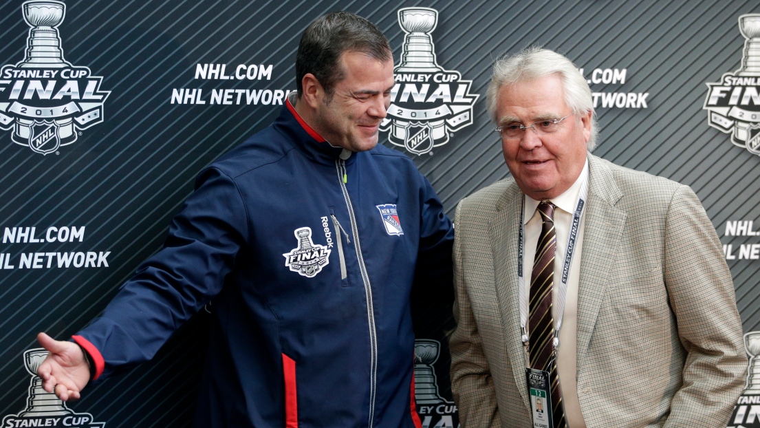 Alain Vigneault et Glen Sather