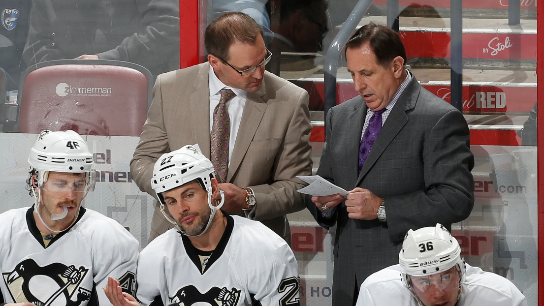 Jacques Martin et Dan Bylsma 