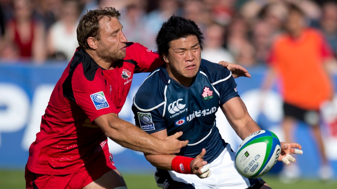 Canada contre le Japon au rugby
